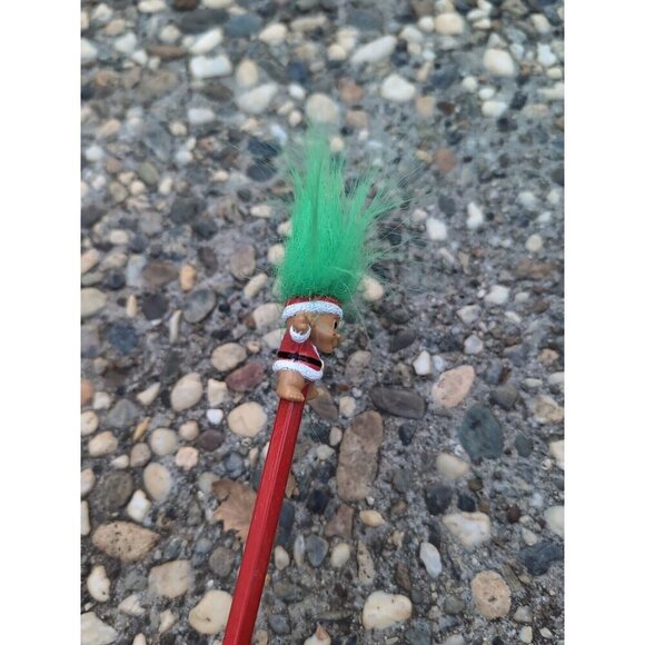 Vintage Retro Russ Red Father Merry Christmas Troll Santa Pencil Unused Russ - Picture 7 of 10
